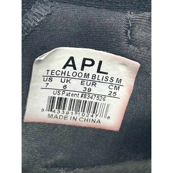 APL Techloom Bliss Shoes Sneaker Women 8.5 mens 7 Black Athletic Propulsion Labs - Picture 8 of 9